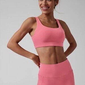 Athleta Exhale Sports Bra Dragonfruit Pink 3x NWT NEW